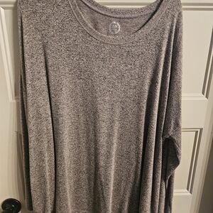 Maurices Heathered Gray With Some Light Pink Mixed In.Long Sleeve Top